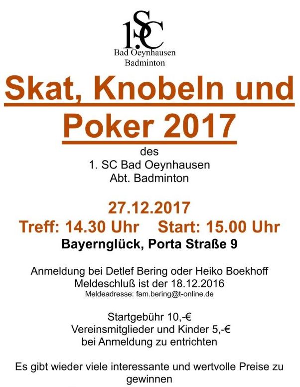 Plakat Skat und Knobeln 2017_2